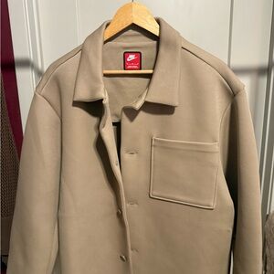 Nike Men's Beige Shirt Jacket